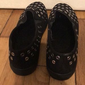Missguided Shoes - Black silver studded slip on sneakers Missguided Shoes - Black silver studded slip on sneakers